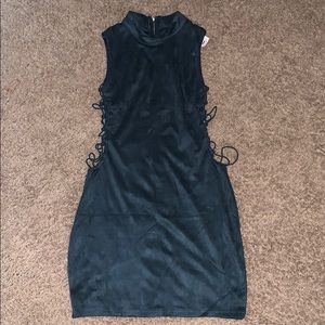 Sexy lace up dress